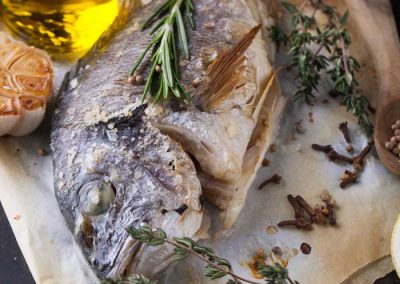 Herb & Garlic Grilled Bream