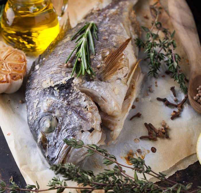 Herb & Garlic Grilled Bream